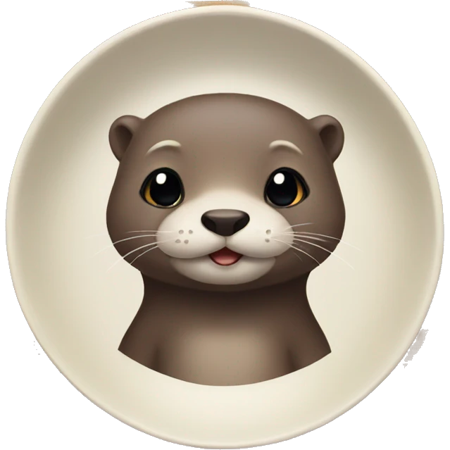 Supper cute otter emoji