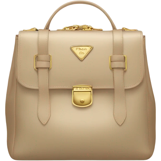 Prada beige bag emoji