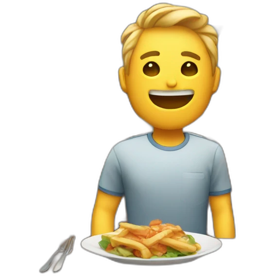 Shorts-in-restaurant emoji