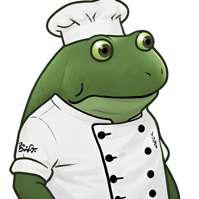 bufo in a chef coat emoji