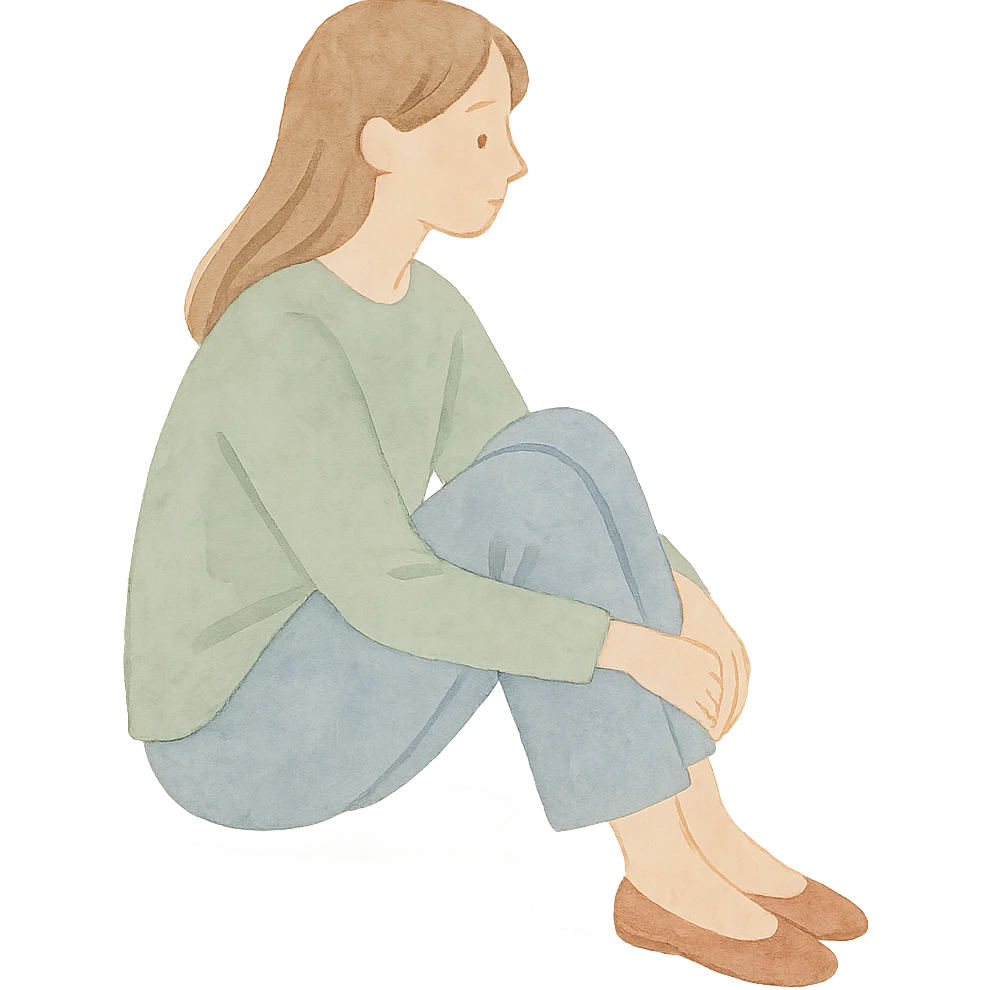 girl sitting down emoji