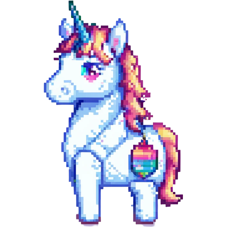 единорог, no background emoji