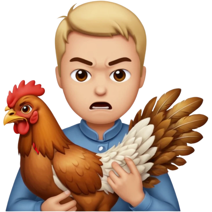 choke the chicken emoji