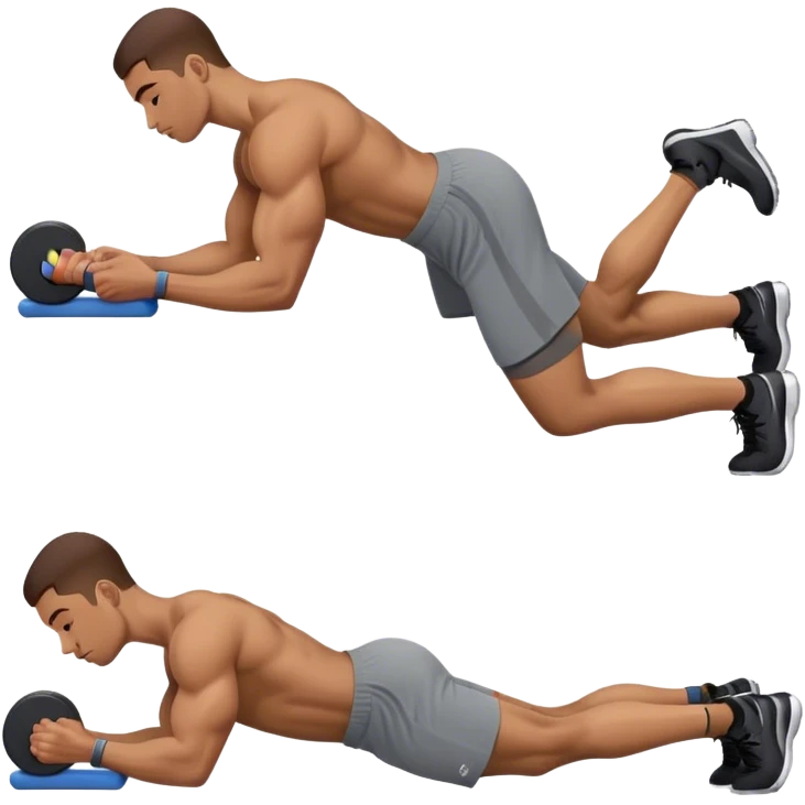 side-view guy weighted glute-bridges emoji