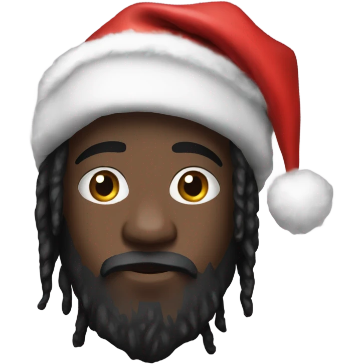 A wale with a Christmas hat  emoji