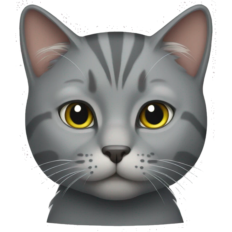 Gray cat  emoji