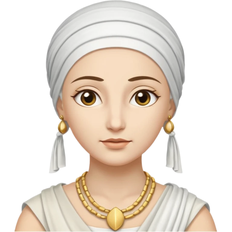 ancient greek woman with head covering emoji