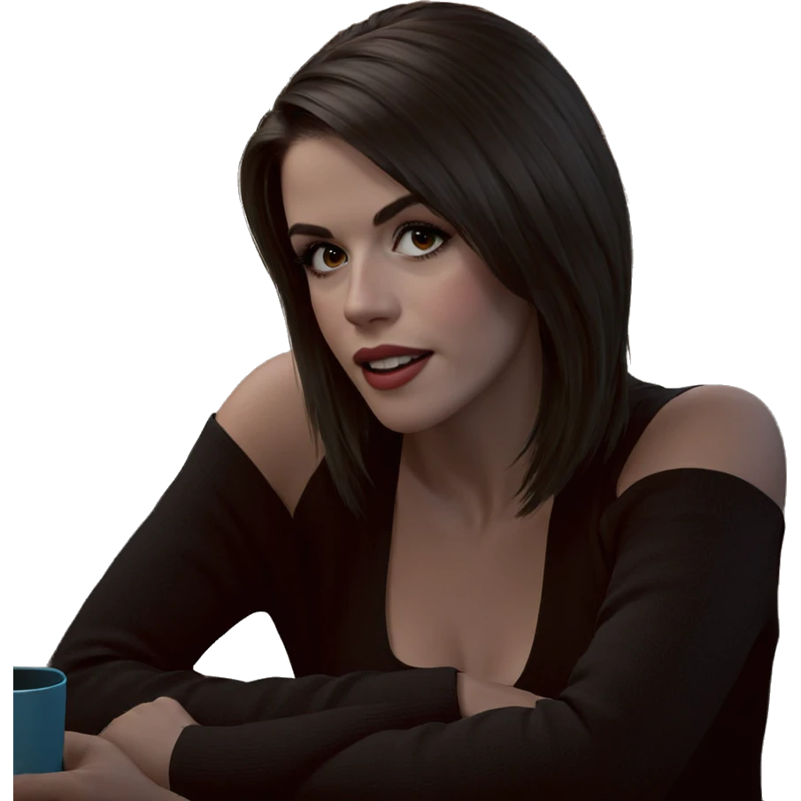 realistic portrait of girl emoji