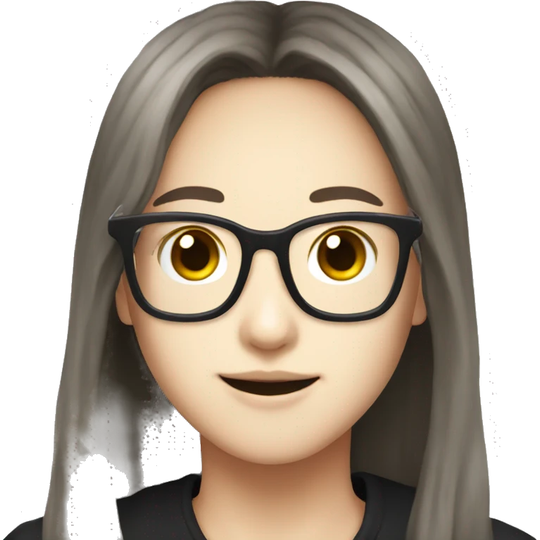 Kpop idol with glasses emoji
