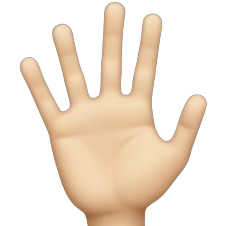 a hand help other hand emoji