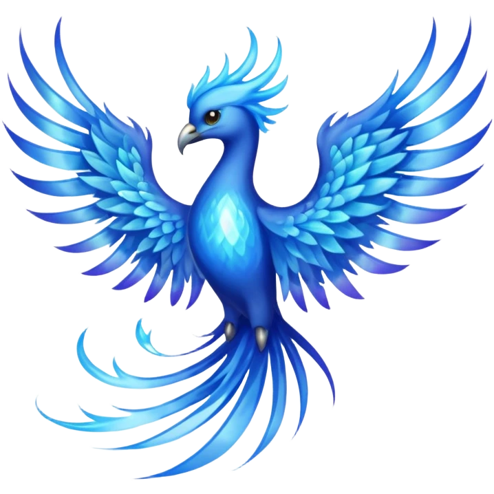 Blue flame phoenix wings - Cold fire








 emoji
