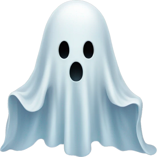 Scary Ghost emoji