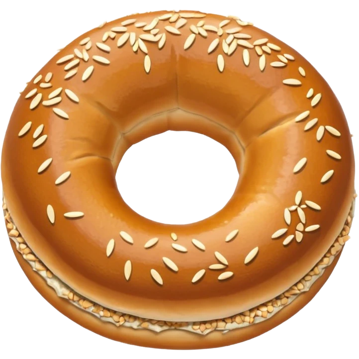 simit Turkish sesame bagel emoji