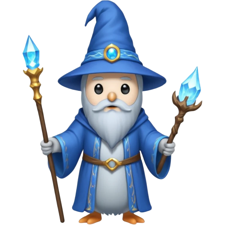 Penguin Wizard emoji