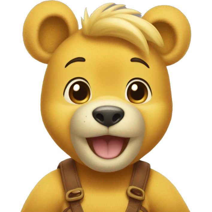 Winnie l’ourson sur ressort  emoji