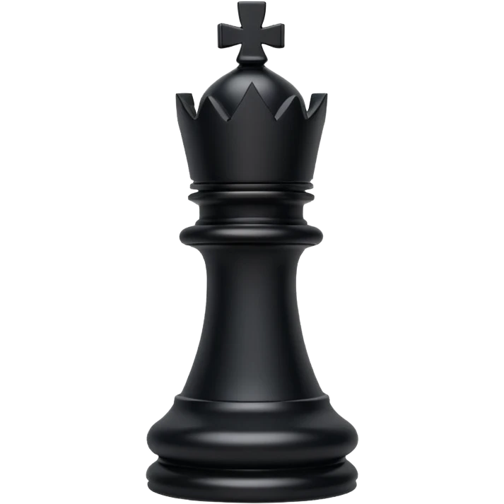black rook chess piece, castle-like, crenellated top emoji