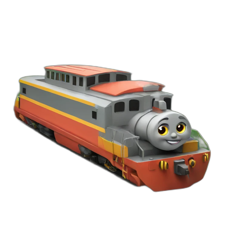 Train dans loutre emoji