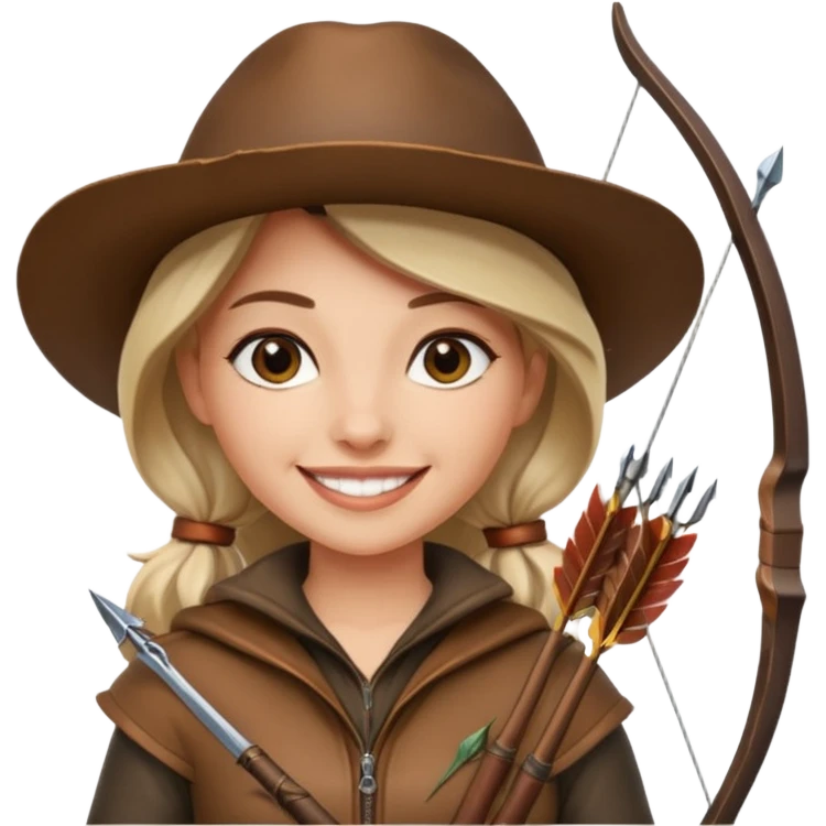 ich möchte ein Emoji einer Jägerin emoji