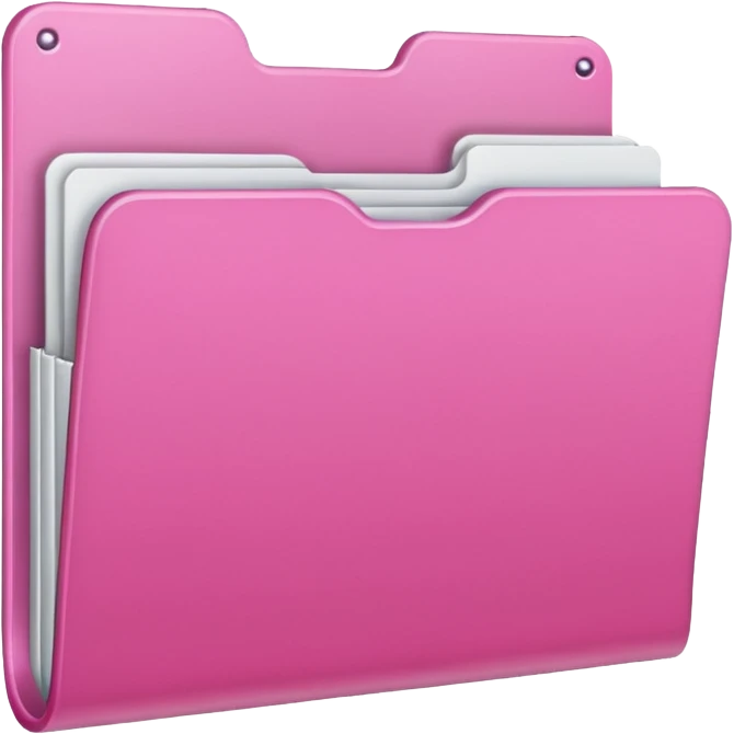 pink folder aesthetic icon emoji