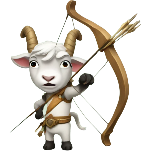 Goat archer emoji