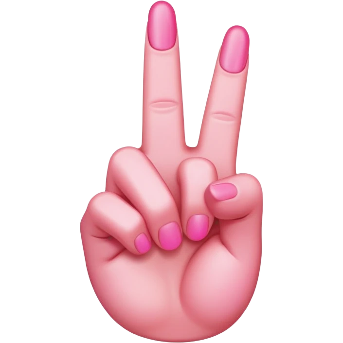 middle finger pink emoji