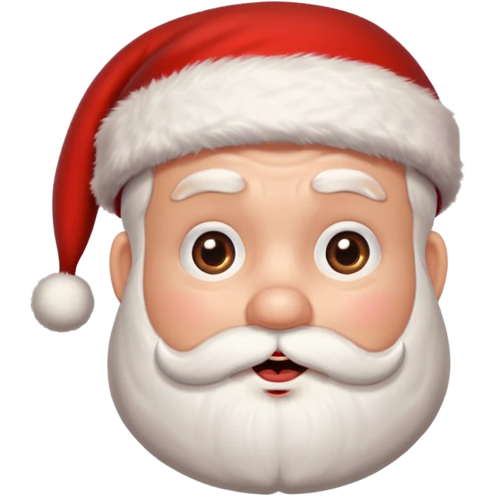 papai noel surpreso emoji
