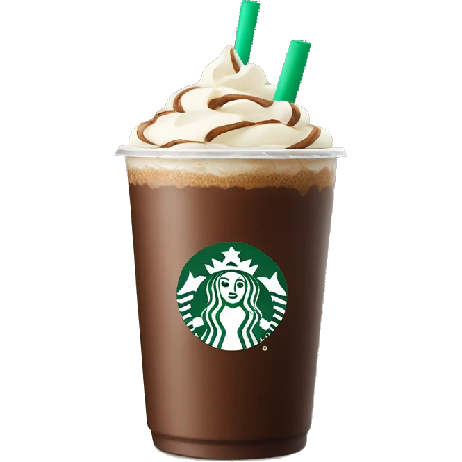 Chocolate Starbucks drink emoji