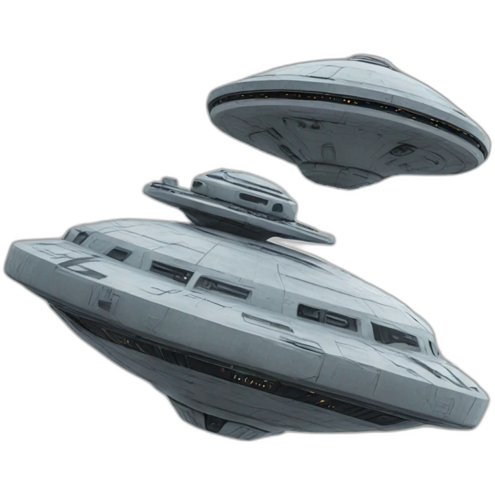 a UFO vessel from star Wars emoji