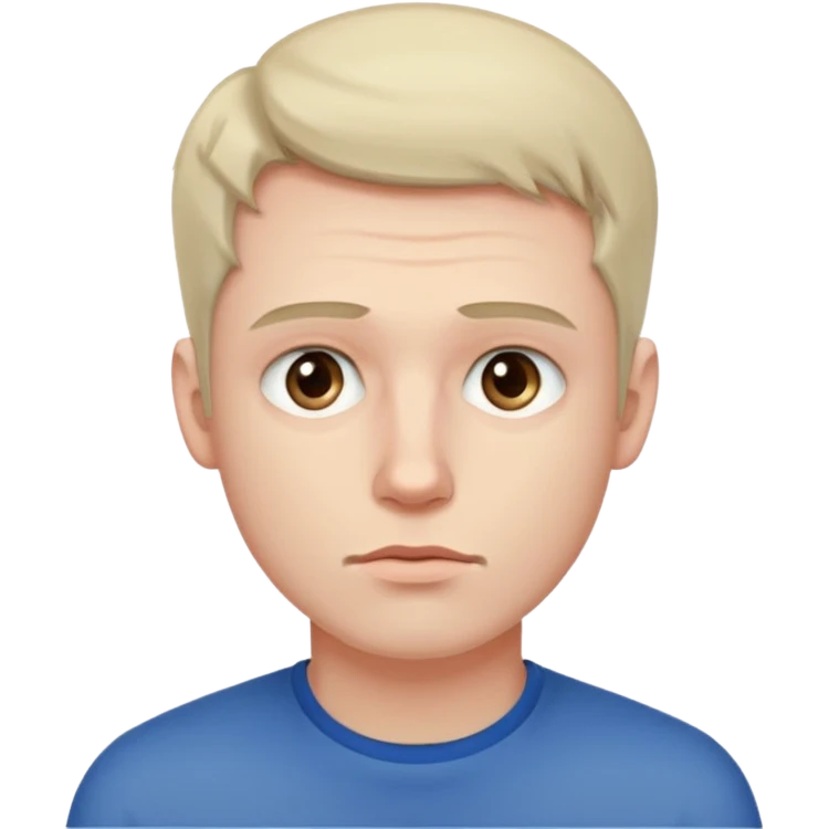 Guy not studying emoji