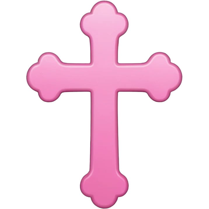 pink cross emoji