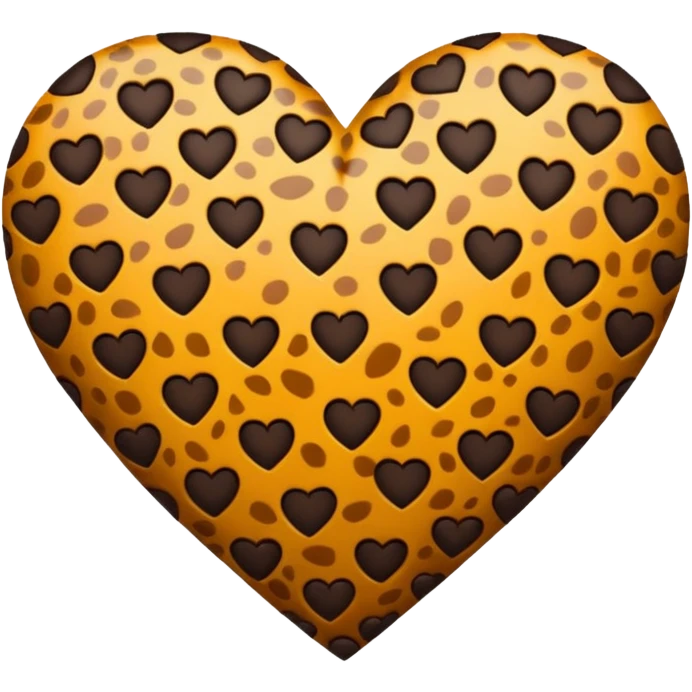 Cuore leopardato  emoji