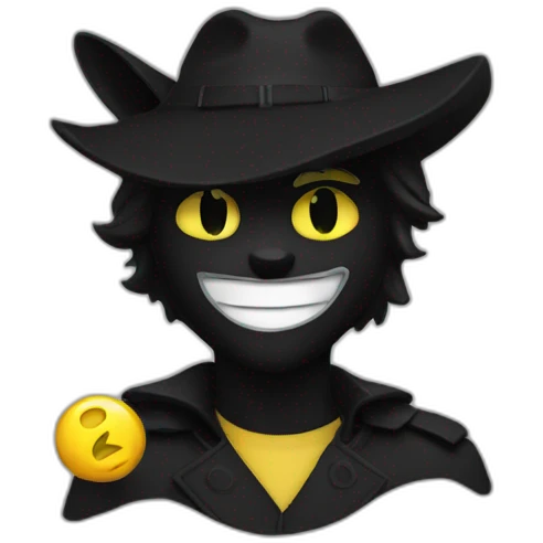 Chat noir emoji