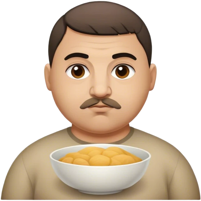 Fat Armenian oligarch with bowlcut emoji