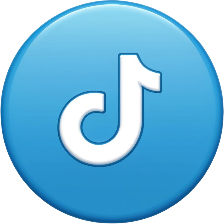 Tik tok mavi tik emoji