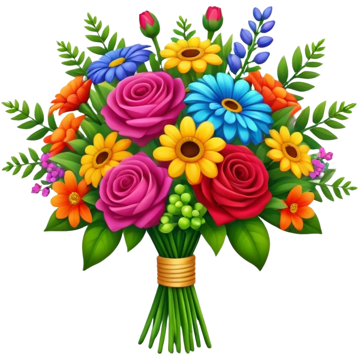 Beautiful bouquet emoji