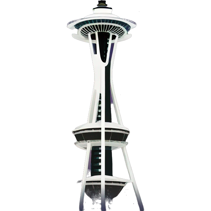 Space needle emoji