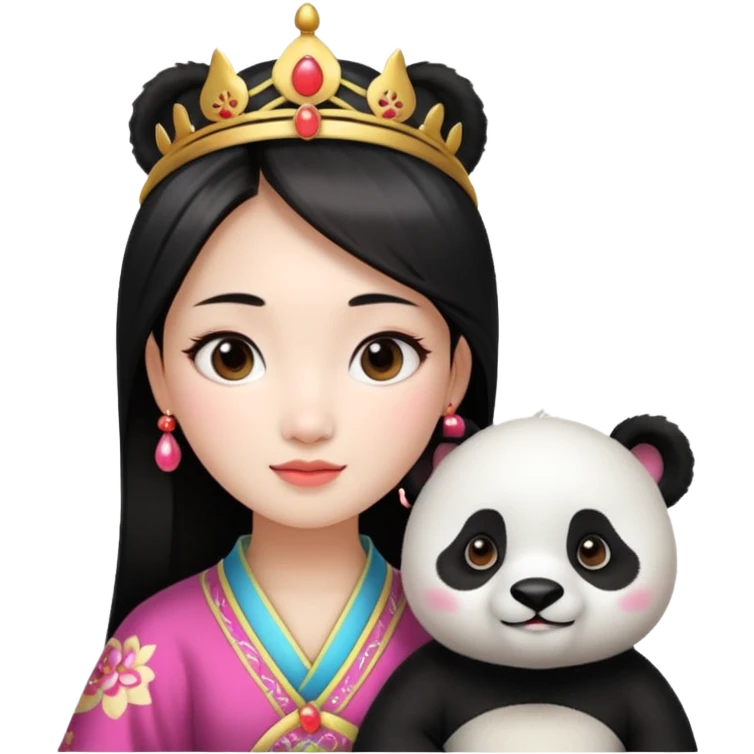 princesse chinoise panda emoji