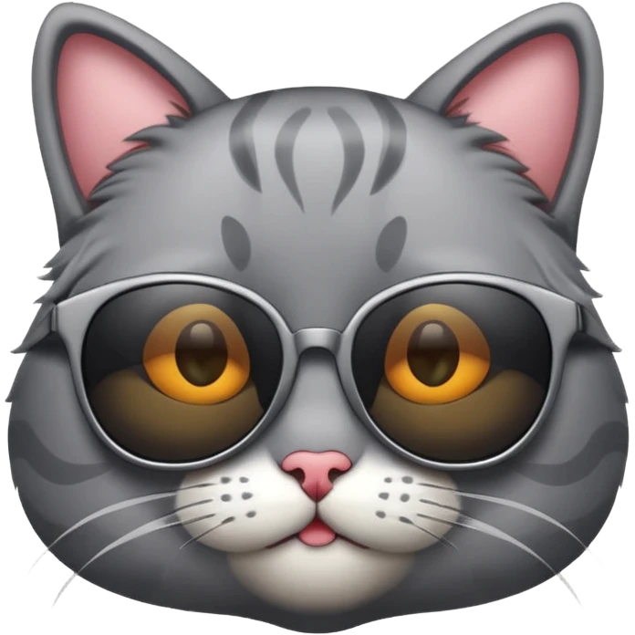 Cat wearing sunglasses emoji