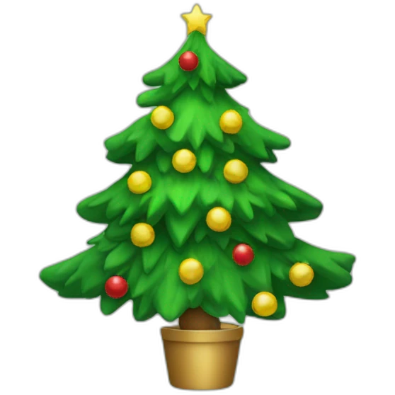 Christmas tree emoji