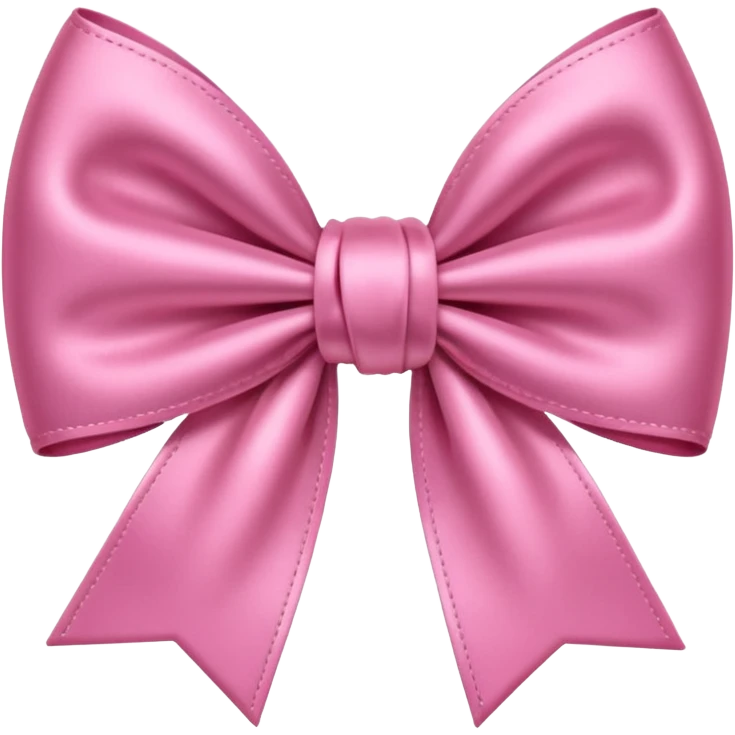 bow pink emoji