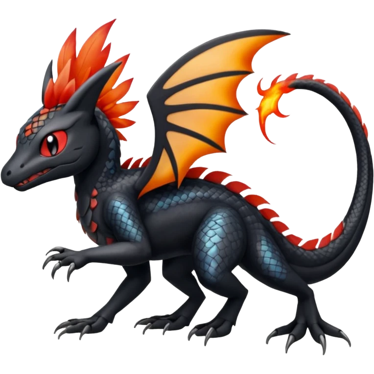 Meloetta-Salandit-Nargacuga-Pokémon-Fakémon-fusion-hybrid-creature emoji