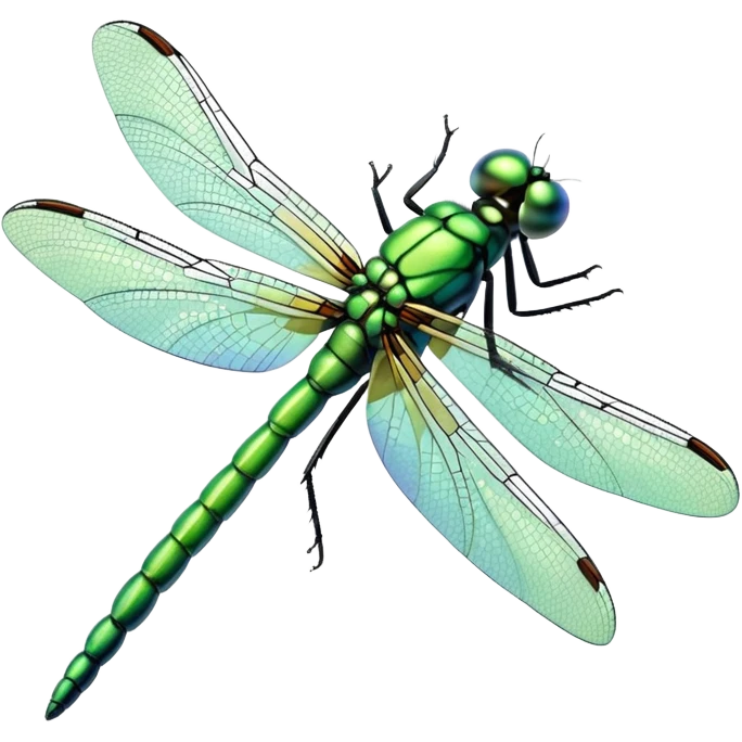 Green dragonfly emoji