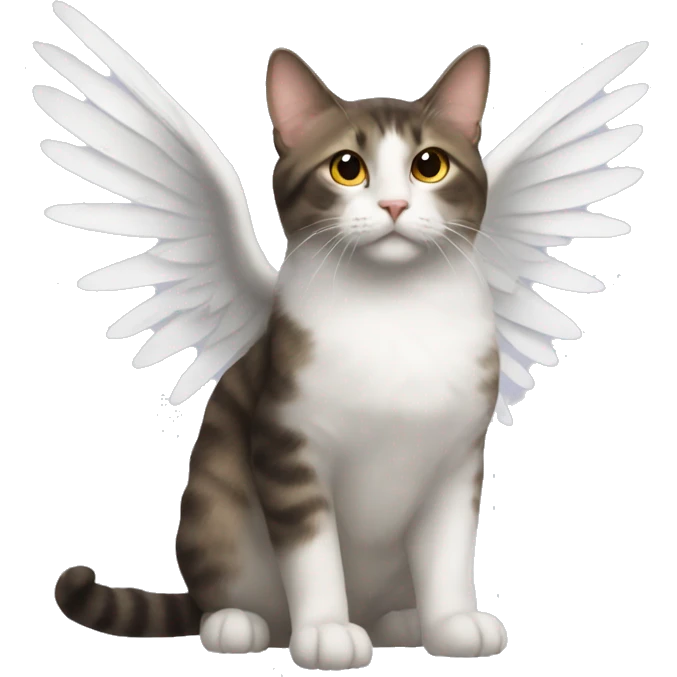 a cat with wings emoji