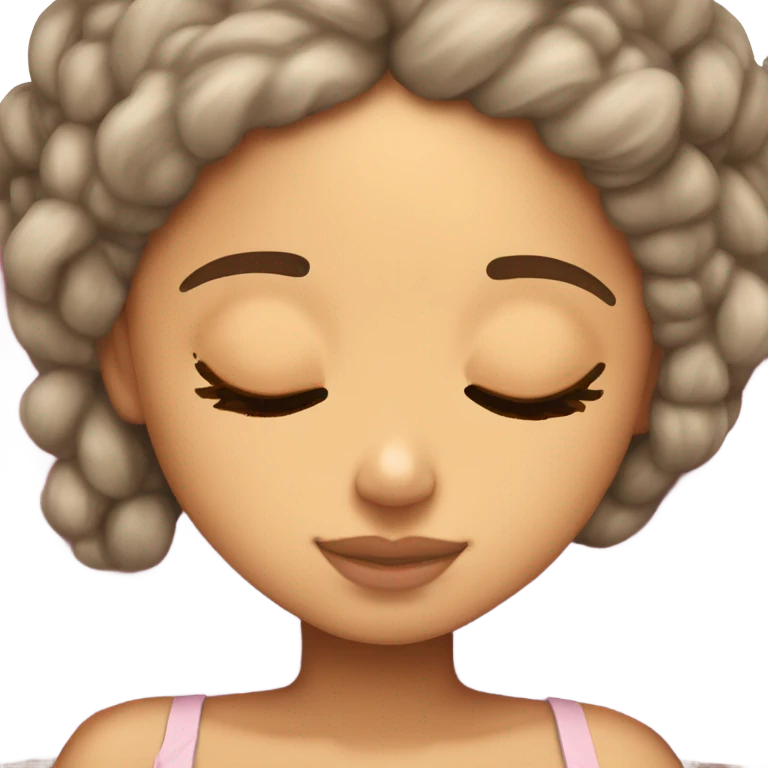 Ariana Grande sleeping emoji
