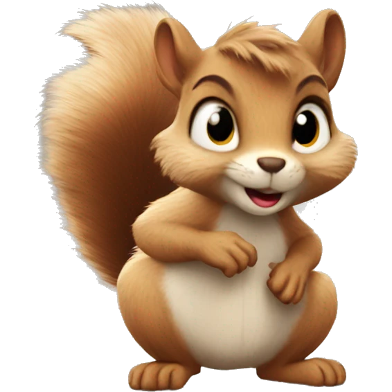 squirrel furry Good Morning emoji