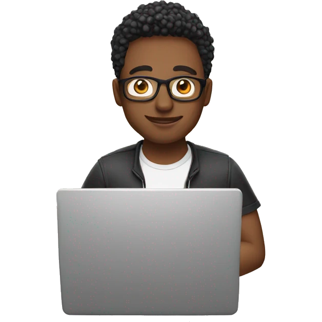 Content creator with laptop emoji