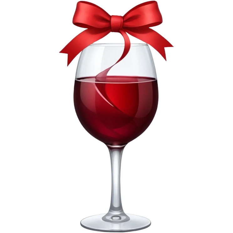 🍷🎀 emoji