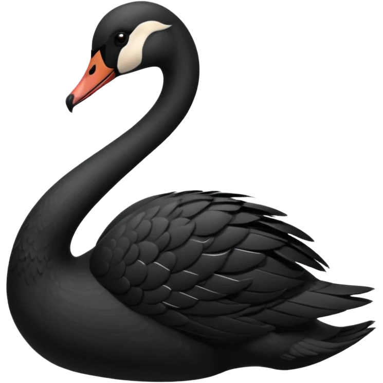 Black swan emoji