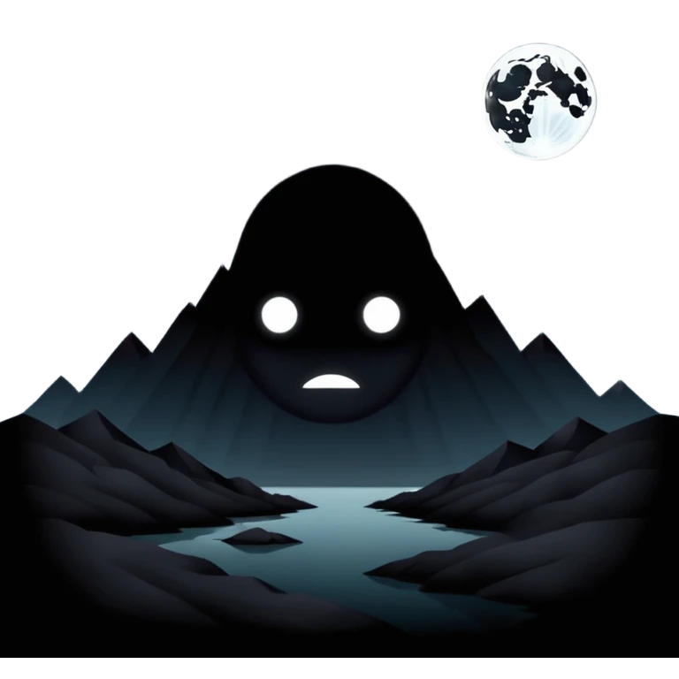 dark and eerie scene, the entire world covered in darkness. The sky is deep black with no stars or light, no moon, no glow just total void and silence. The atmosphere feels ominous and unsettling, as if darkness has swallowed everything. No characters, no visible light sources emoji