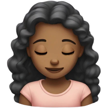 Girl dreaming emoji